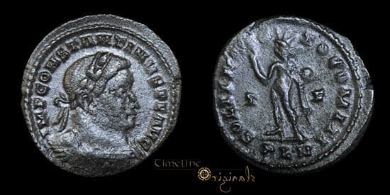 London RIC VII 6 Constantine I Follis, 3