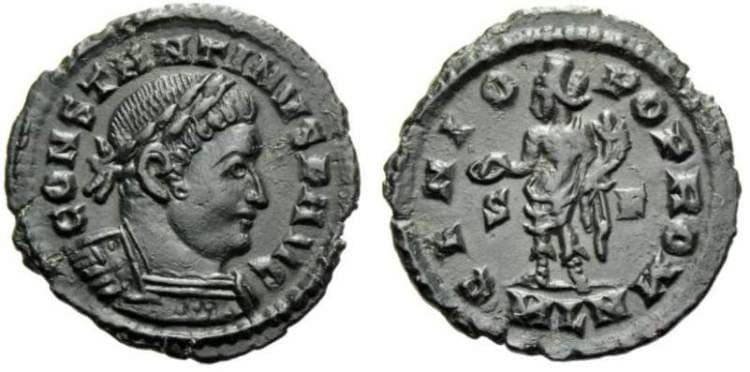 London RIC VII 39 Constantine I, AE follis, London