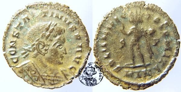 London RIC VII 56 Constantine I, London, AE follis, 316 AD