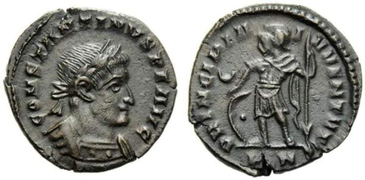 London RIC VII 132 Constantine I, AE follis, London