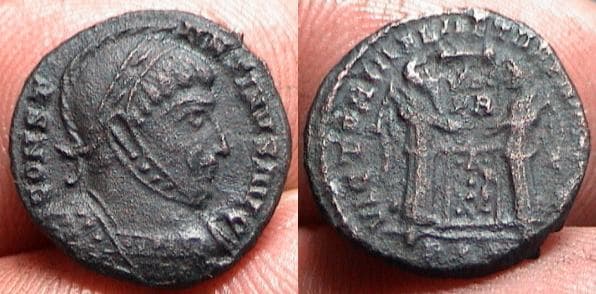 London RIC VII 161 Constantine I, London, AE follis