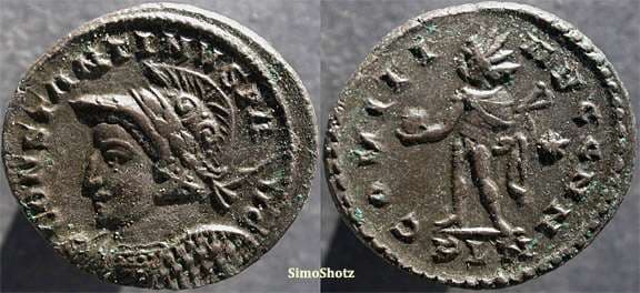 London RIC VI 177 Constantine I, AE follis of London