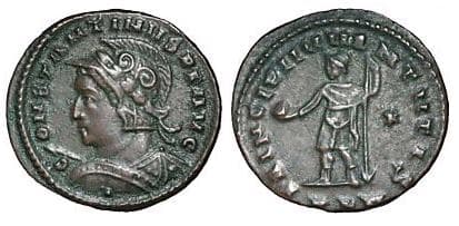 London RIC VI 232v Constantine AE Follis