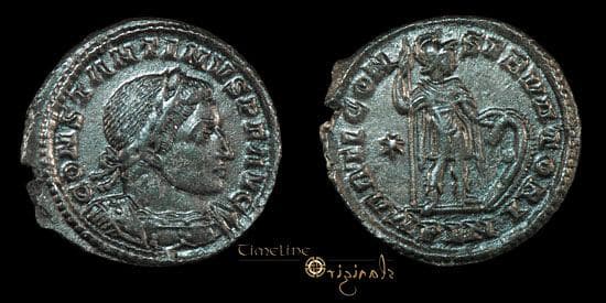 London RIC VI 254 Constantine I AE Follis, 4