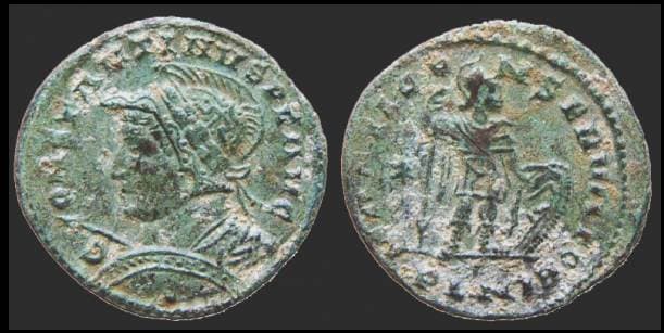 London RIC VI 257 Constantine I, AE follis, London