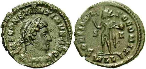 London RIC VII 27 Constantine I AE follis