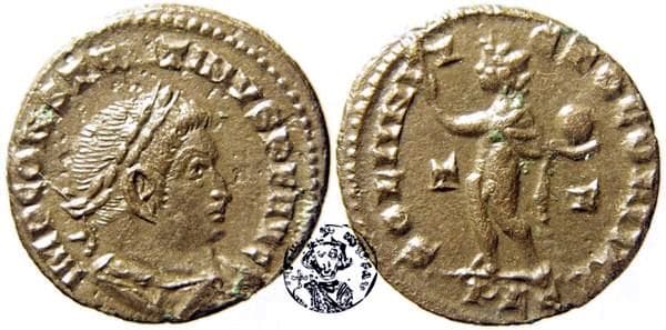 Lyons RIC VII 15 Constantine I, Lyons, AE Follis