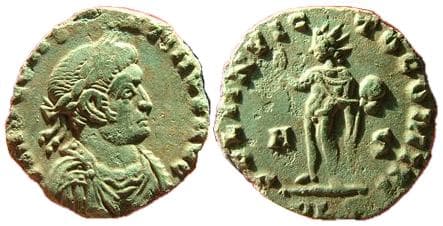 Lyons RIC VII 52 Constantine I, AE Follis
