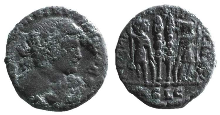 Lyons RIC VII 262, S Constantine I, AE follis