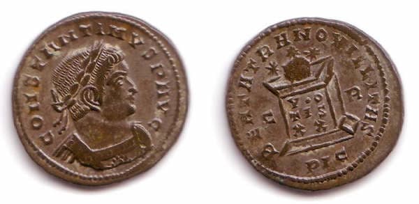 Lyons RIC VII 128 Constantine AE follis Follis