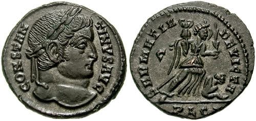 Lyons RIC VII 214 Constantine I AE Follis
