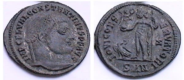 Nicomedia RIC VII 12,Z Constantine I AE Follis