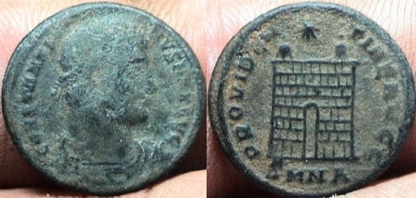 Nicomedia RIC VII 156,A Constantine AE follis