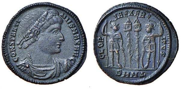 Nicomedia RIC VII 188,D Constantine AE follis