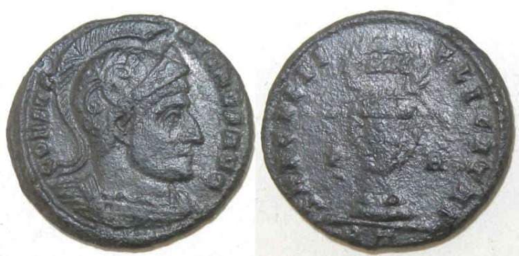 Rome RIC VII 158 Constantine I, AE 19, Rome, 3