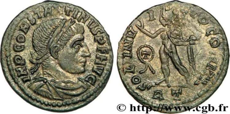 Rome RIC VII 136 Constantine I, AE follis, Rome