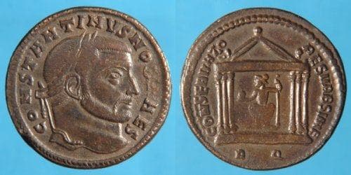 Rome RIC VI 164 Constantine I, Rome, AE Follis