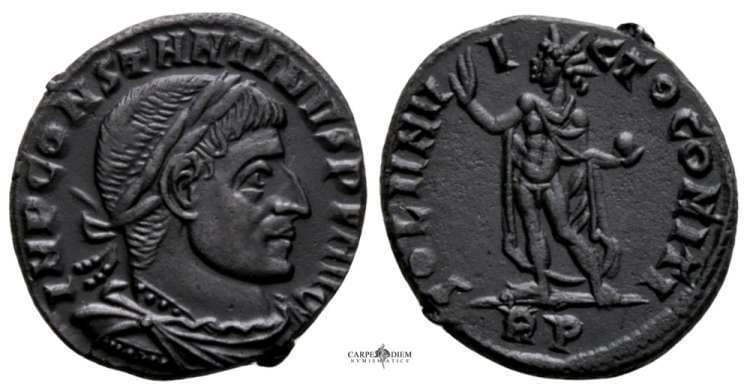 Rome RIC VI 323a, P Constantine I, AE follis, Rome