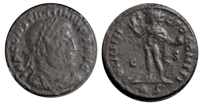 Rome RIC VII 40, S Constantine AE follis Follis