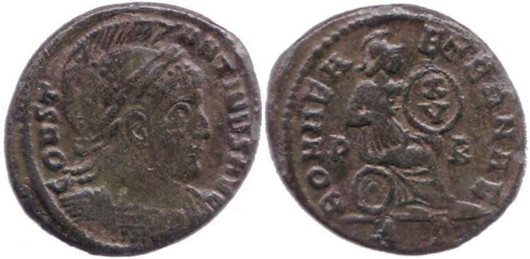 Rome RIC VII 147 Constantine AE follis
