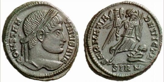 Sirmium RIC VII 48 Constantine AE follis