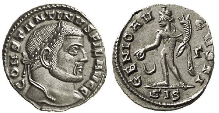 Siscia RIC VI 200b, Γ Constantine I AE Follis