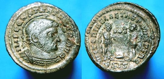 Siscia RIC VII 47,E Constantine AE follis