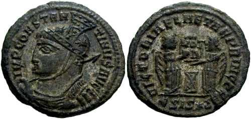 Siscia RIC VII 49 Constantine I AE follis