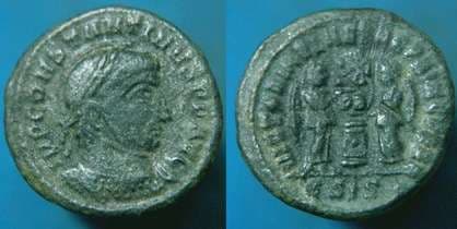 Siscia RIC VII 59,E Constantine AE follis