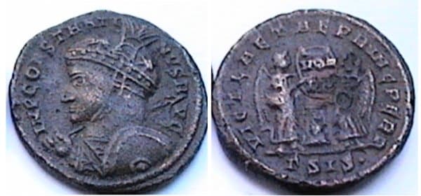 Siscia RIC VII 101,G Constantine I AE Follis
