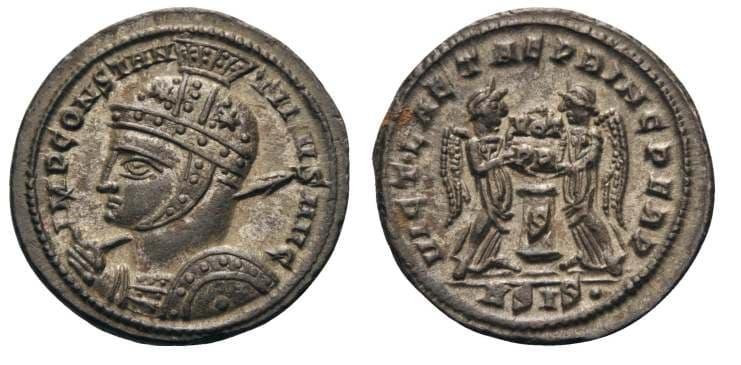 Siscia RIC VII 101, A Constantine I AE follis