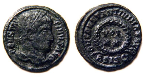 Siscia RIC VII 177, B Constantine I AE follis