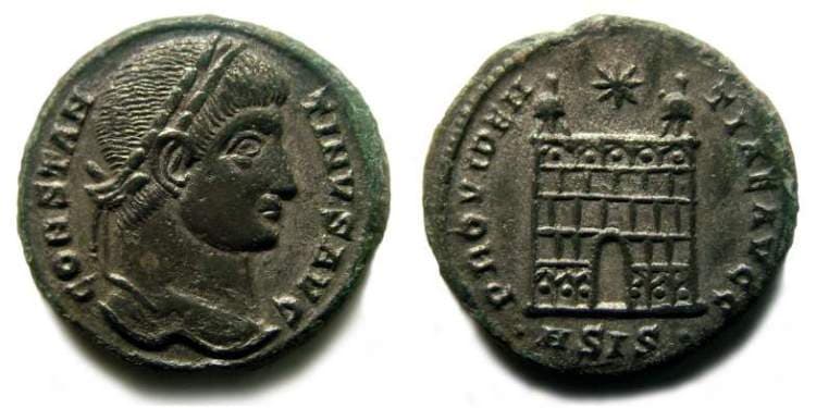 Siscia RIC VII 200, A Constantine AE follis