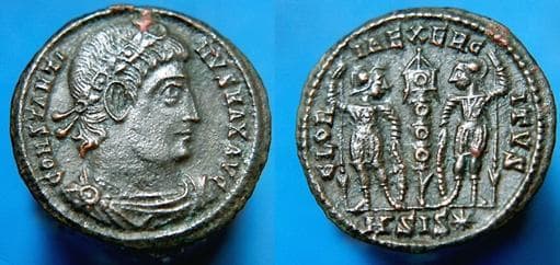 Siscia RIC VII 261 Constantine AE follis
