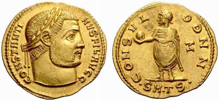 Thessalonica RIC VI 28 Constantine I, under Galerius and Licinius