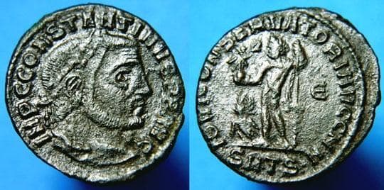 Thessalonica RIC VI 52b Constantine, AE Follis