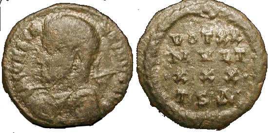 Thessalonica RIC VII 29,Δ Constantine AE follis