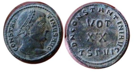 Thessalonica RIC VII 88 Constantine I AE Follis