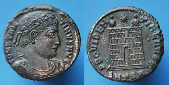 Thessalonica RIC VII 154 Constantine AE follis