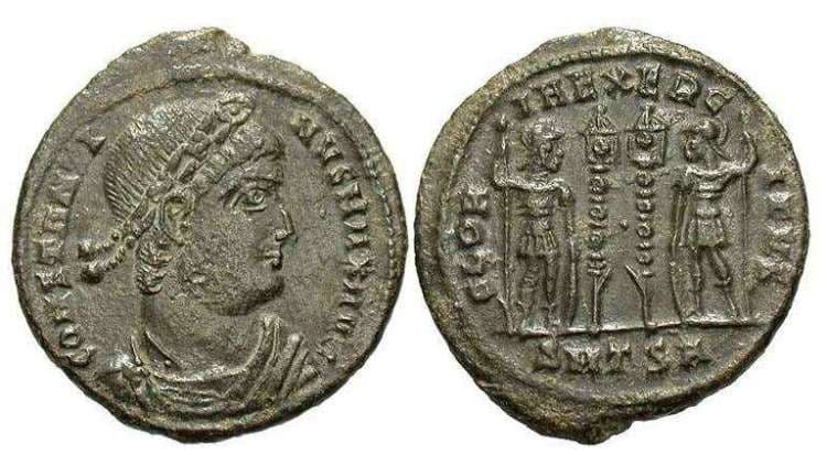 Thessalonica RIC VII 183,A Constantine I AE follis