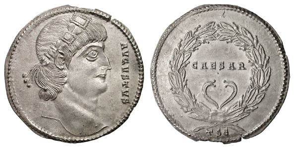 Thessalonica RIC VII 221 Constantine AR Medallion of Four Siliquae