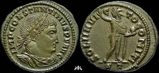 Ticinum RIC VII 64 Constantine AE follis