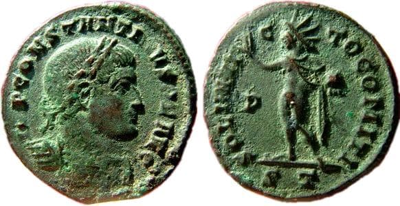 Ticinum RIC VII 68 Constantine I, Ticinum, 317-318 AD