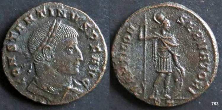 Ticinum RIC VI 126 Constantine I, AE follis, 21mm, 4