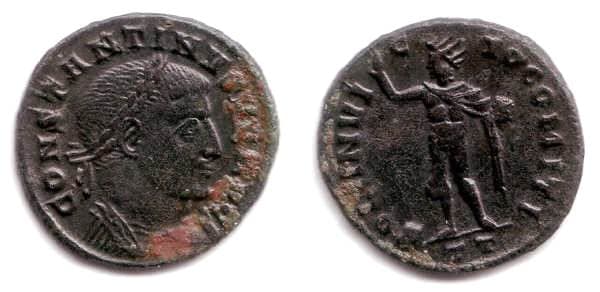 Ticinum RIC VI 128 Constantine AE follis Follis