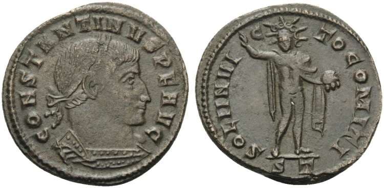Ticinum RIC VI 133 Constantine I AE Follis