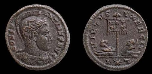 Ticinum RIC VII 122 Constantine AE follis