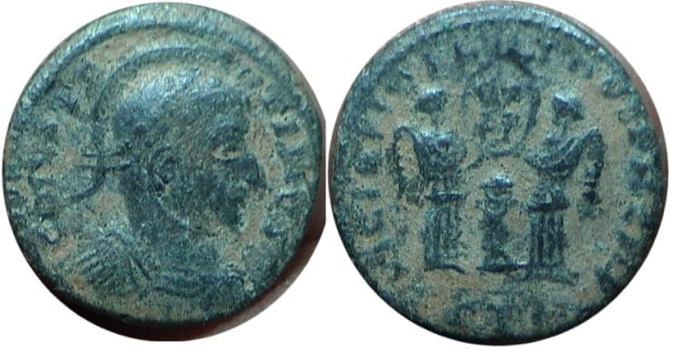 Trier RIC VII 227 Constantine I, AE follis, Trier