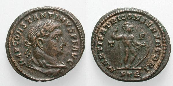 Trier RIC VI 829 Constantine I AE Follis