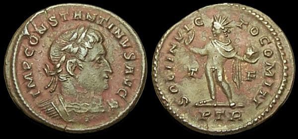 Trier RIC VI 870 Constantine I AE Follis